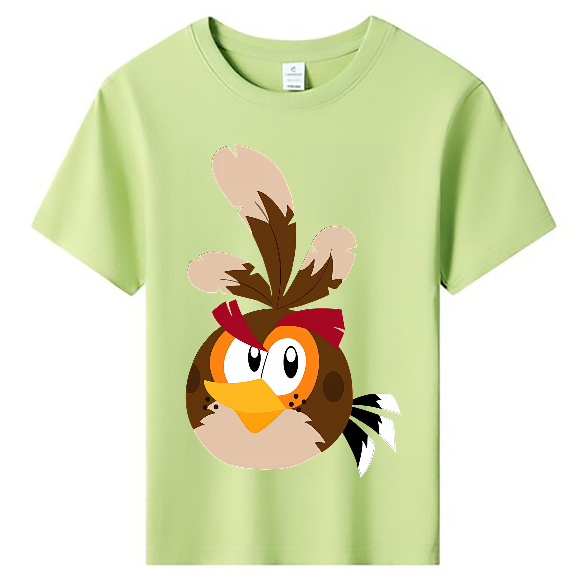 （画像用） Angry Birds アングリーバード 綿100％キッズTシャツ（フロントプリント）